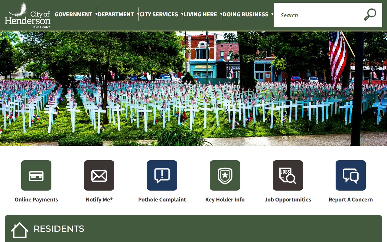 Henderson Police Department building and services