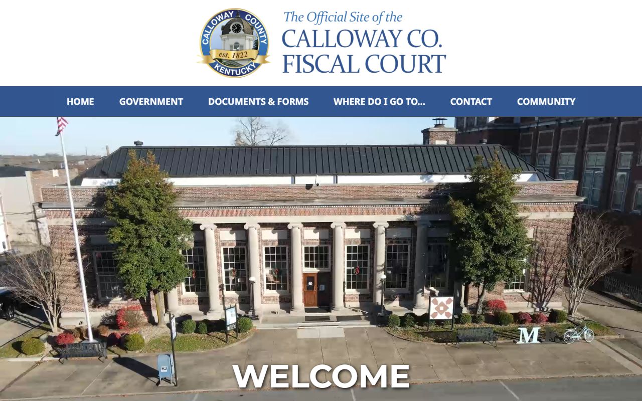 Calloway County Sheriff's Office website and services