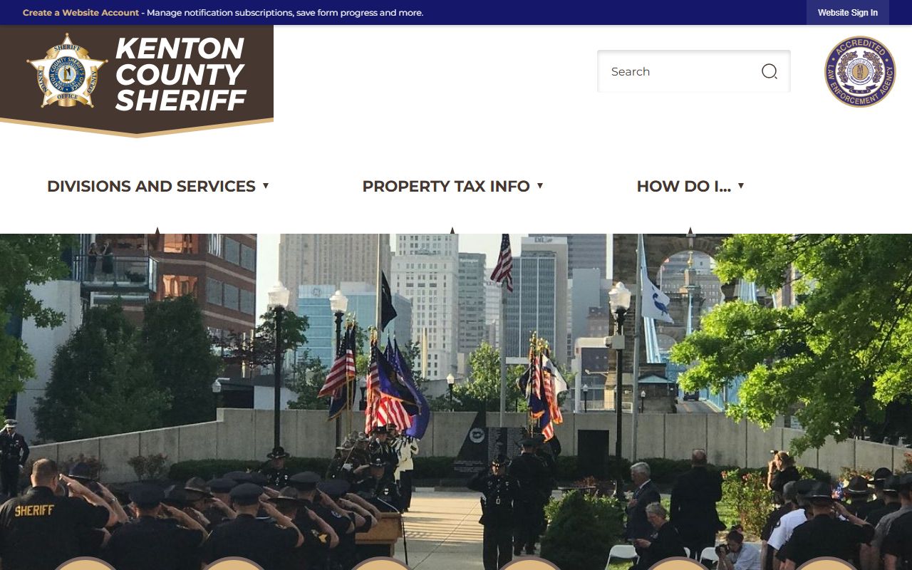 Kenton County Sheriff's Office main website